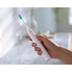 Philips Sonicare 3100 series HX3673 Tandborste Pink Vit – bild 2