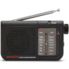 Pocket radio med FM/AM Svart