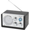 Denver Radio AM/FM Analog inställning AUX-ingång TR-63B Svart