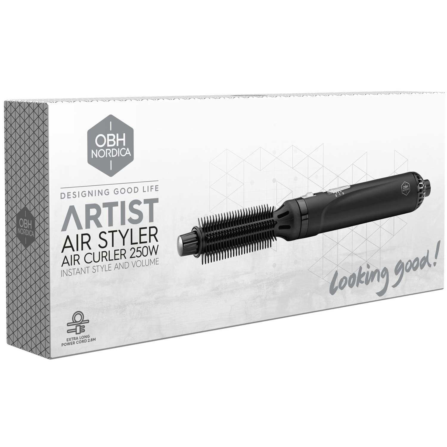 Varmluftsborste Artist Air Curler Brush 250 W