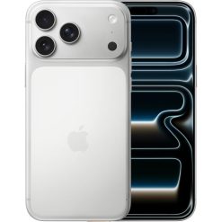 Apple iPhone 17 Pro Max i Silver, fram- och baksida