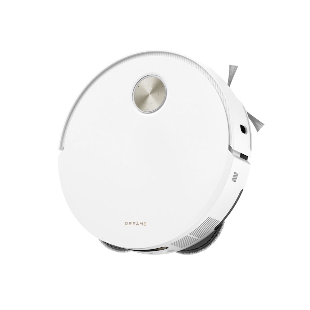 Dreame X50 Ultra Complete robotdammsugare i vitt med moppfunktion – vy 3