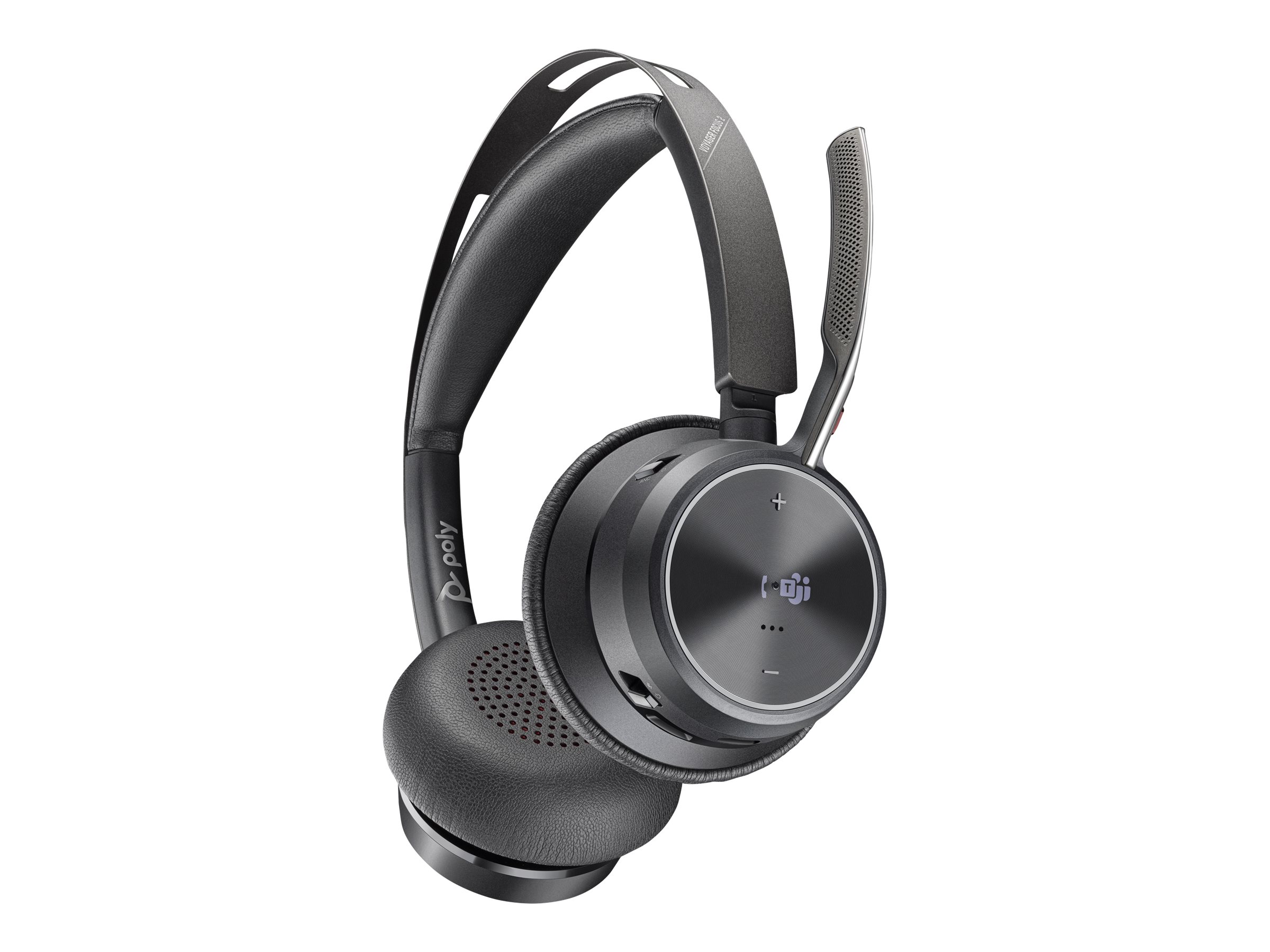 HP Poly Voyager Focus 2 Trådlöst Headset – Svart - Inkl. Laddningsställ – bild 2