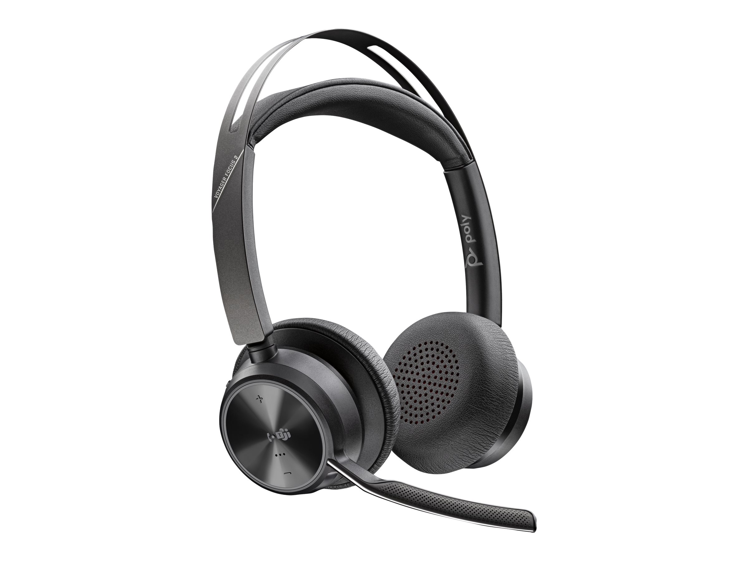 HP Poly Voyager Focus 2 Trådlöst Headset – Svart - Inkl. Laddningsställ – bild 4