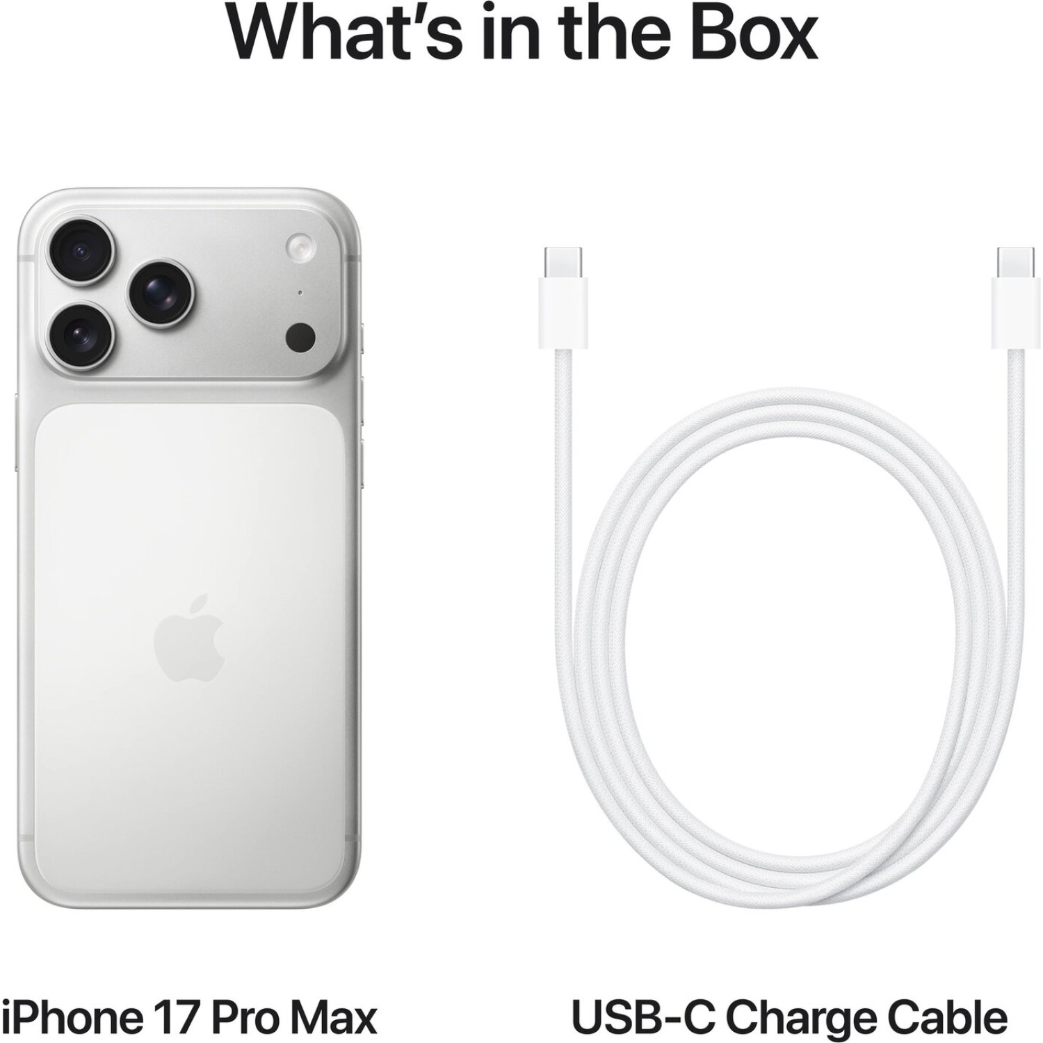 Apple iPhone 17 Pro Max 256GB Silver – närbild kamerasystem