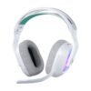 Logitech G G522 gaming-headset i vitt sett framifrån