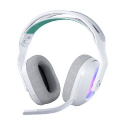 Logitech G G522 gaming-headset i vitt sett framifrån