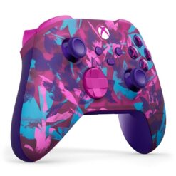 Microsoft Xbox Wireless Handkontroll Heart Breaker i rosa och lila, snett framifrån