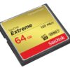 SanDisk Extreme CompactFlash-kort 64GB 120MB/s