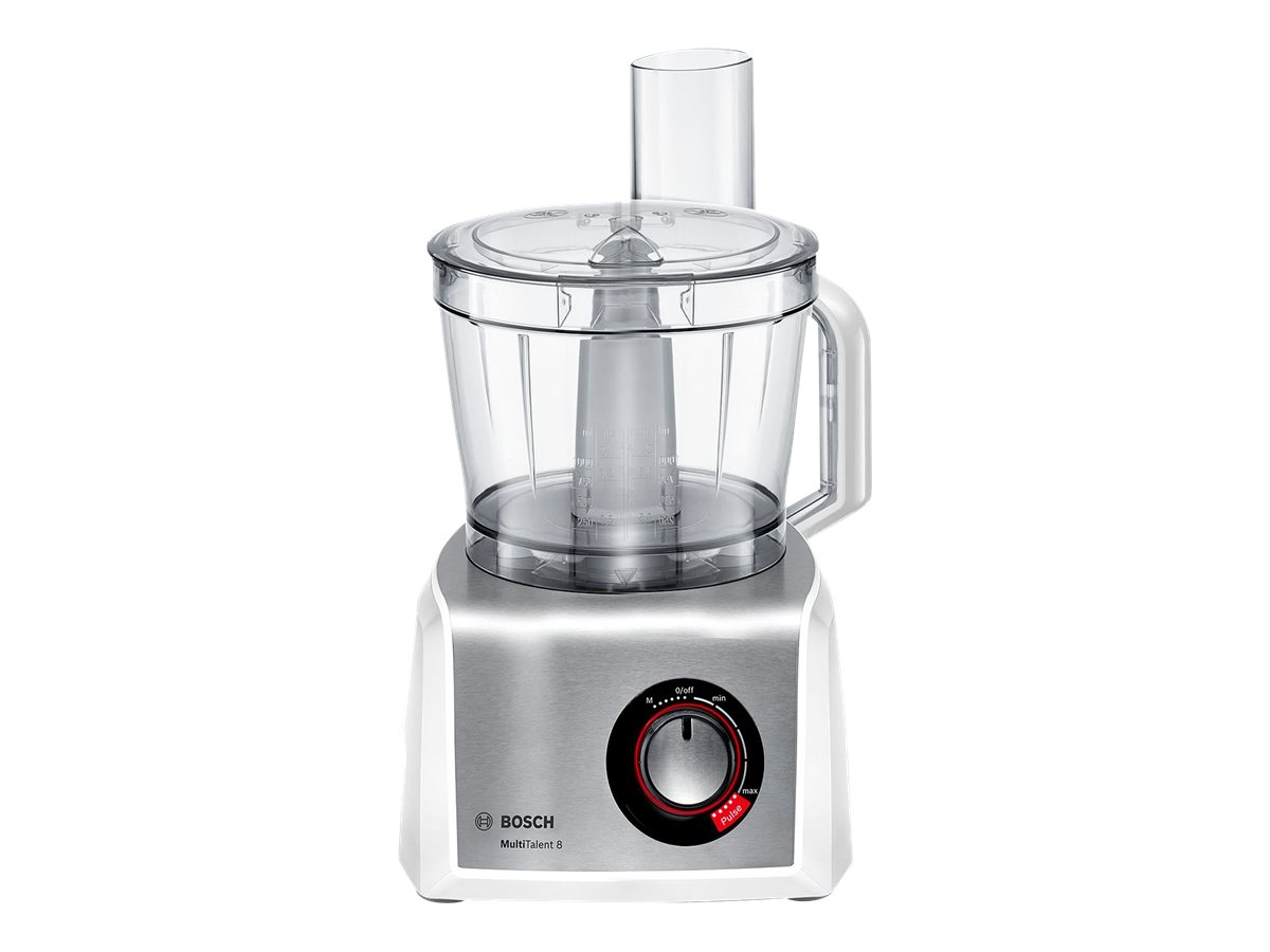 Bosch MultiTalent 8 MC812S814 Köksmaskin 3,9 L Borstat rostfritt stål/Vit