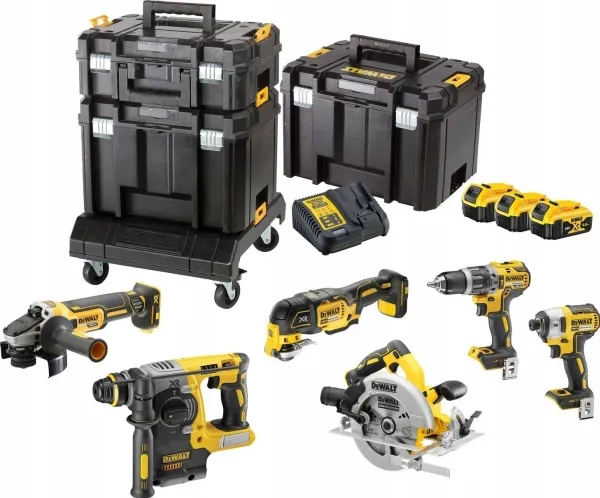 DeWALT DCK685P3T-QW 18V XR Maskinkombikit 6 delar (3×5.0Ah)