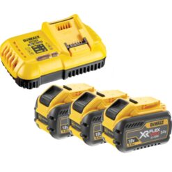 DeWALT DCB118X3-QW 54V XR FLEXVOLT Startset med 3x 9,0Ah Batterier och Laddare