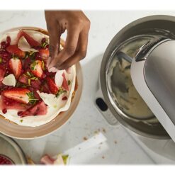 Kenwood Titanium Chef Baker KVC65.001WH 5liter 1200W - Vit/Champagnecreme – bild 2