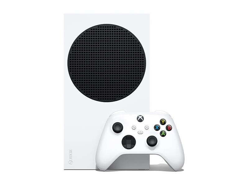 Xbox Series S vit konsol framifrån