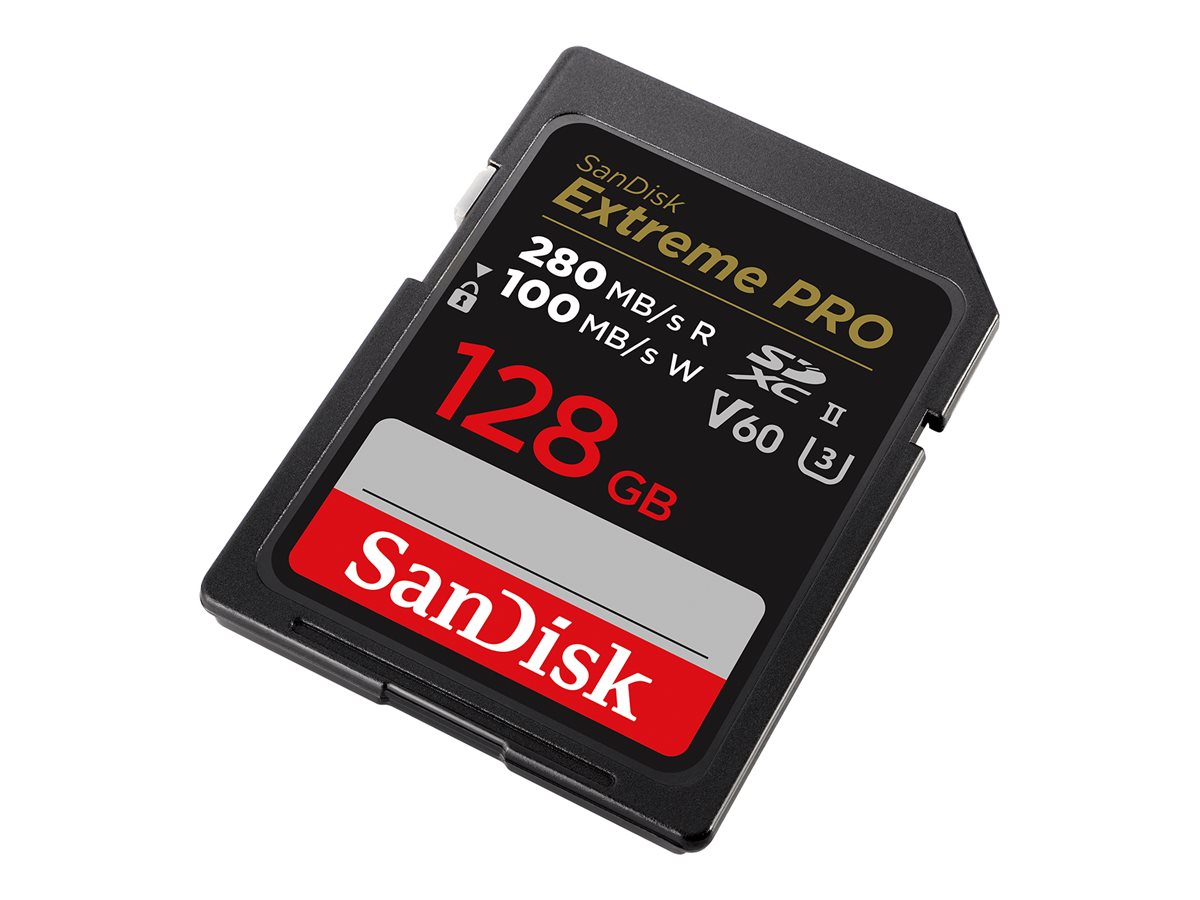 SanDisk Extreme Pro SDXC UHS-II Memory Card 128GB 280MB/s