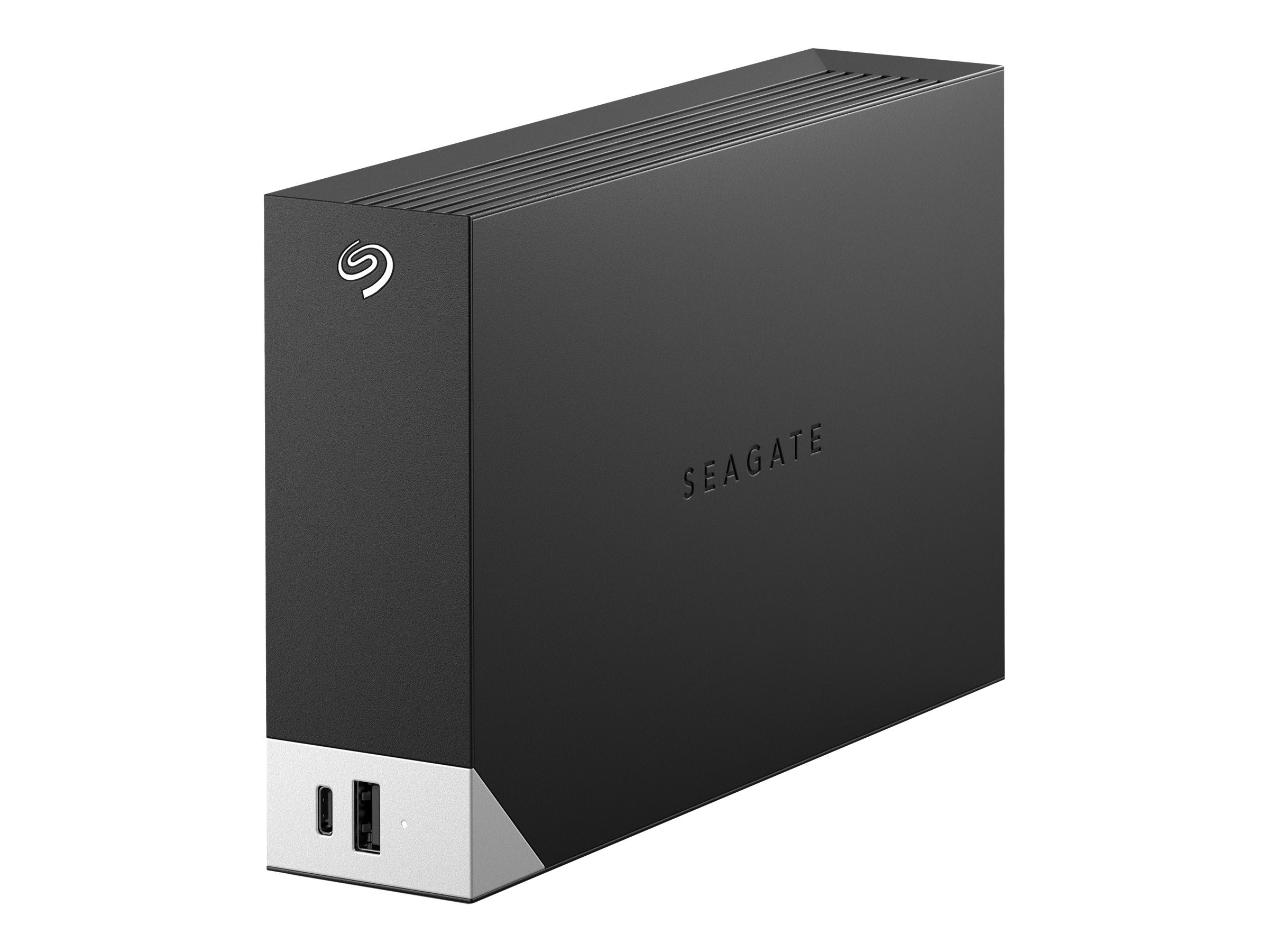 Seagate One Touch Hub 8 TB extern hårddisk snett framifrån