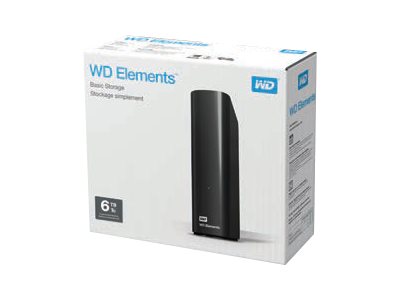 WD Elements Desktop Harddisk WDBWLG0060HBK 6TB USB 3.0