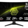 MSI MAG 325CQF 32 tums böjd QHD Rapid VA gamingskärm 180 Hz