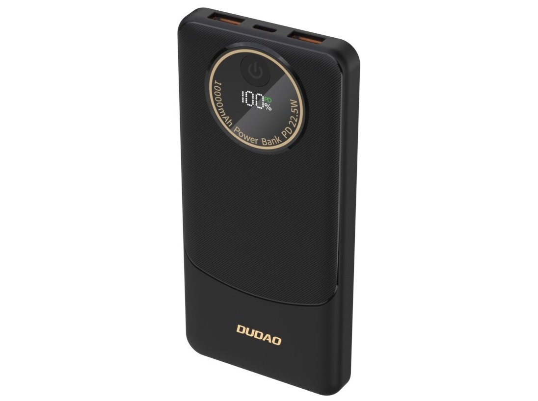 Dudao K12 powerbank 10000mAh 22.5 Watt Sort