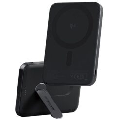 empower by PanzerGlass Powerbank m. Spin Stand trådlös laddning 5000mAh Space Black