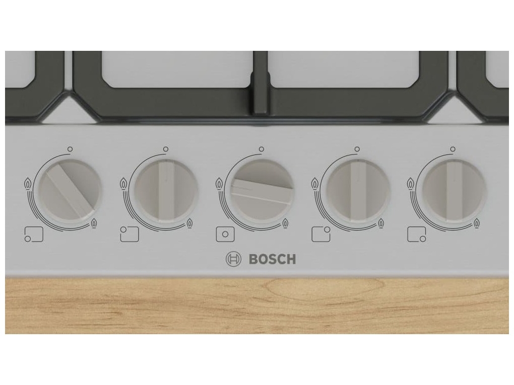 Bosch Serie 4 PGQ7B5K90 Gashäll Rostfritt Stål – Inbyggnad