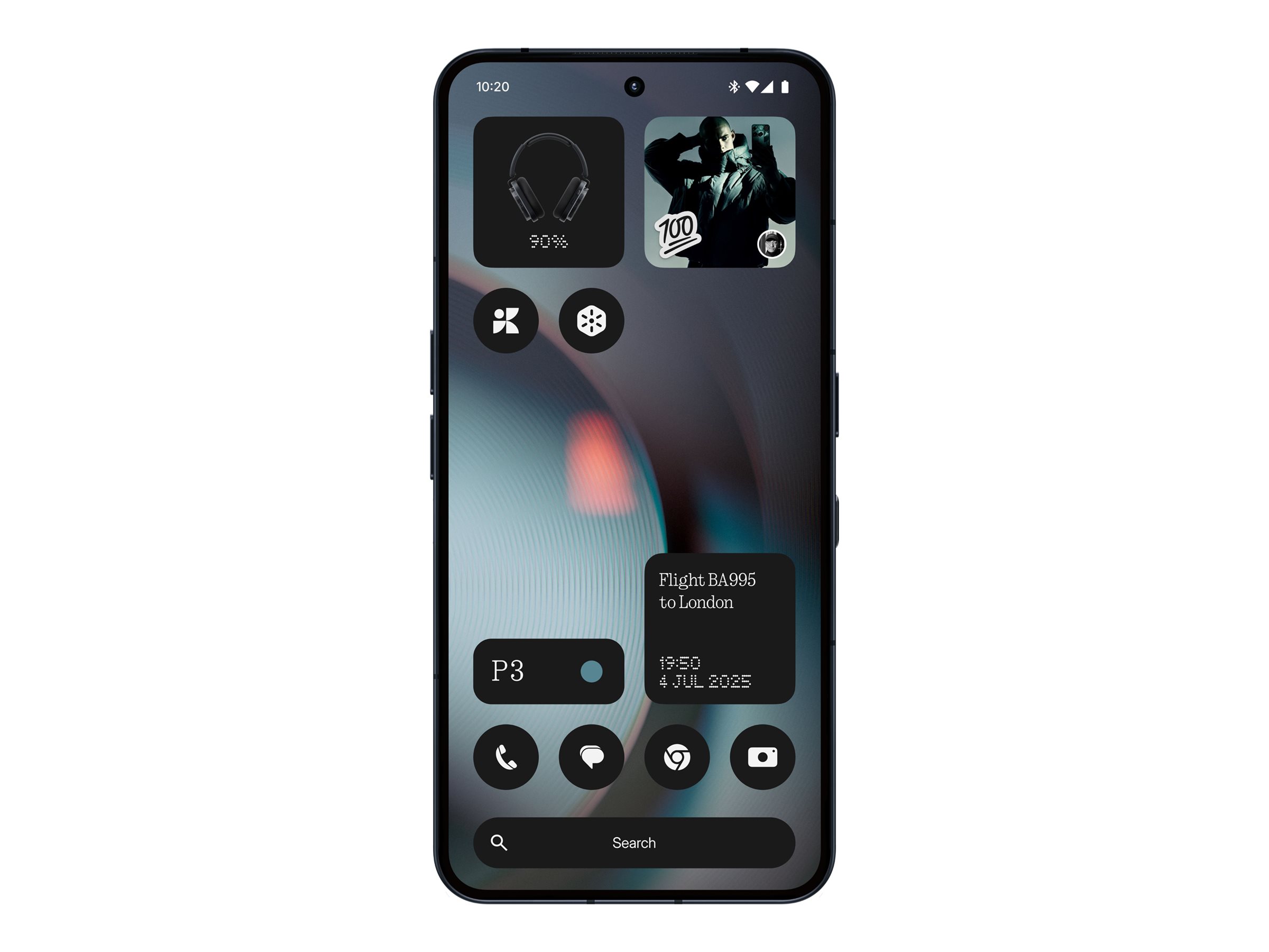 Nothing Phone (3) 5G 512GB RAM 16 GB Svart