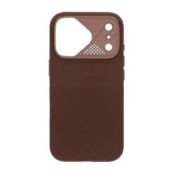 amru liquid silicone phone case iphone 17 pro brown
