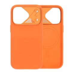 amru liquid silicone phone case iphone 17 pro orange 3