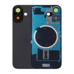 Baksida Glas med smådelar för iPhone 17 - Svart