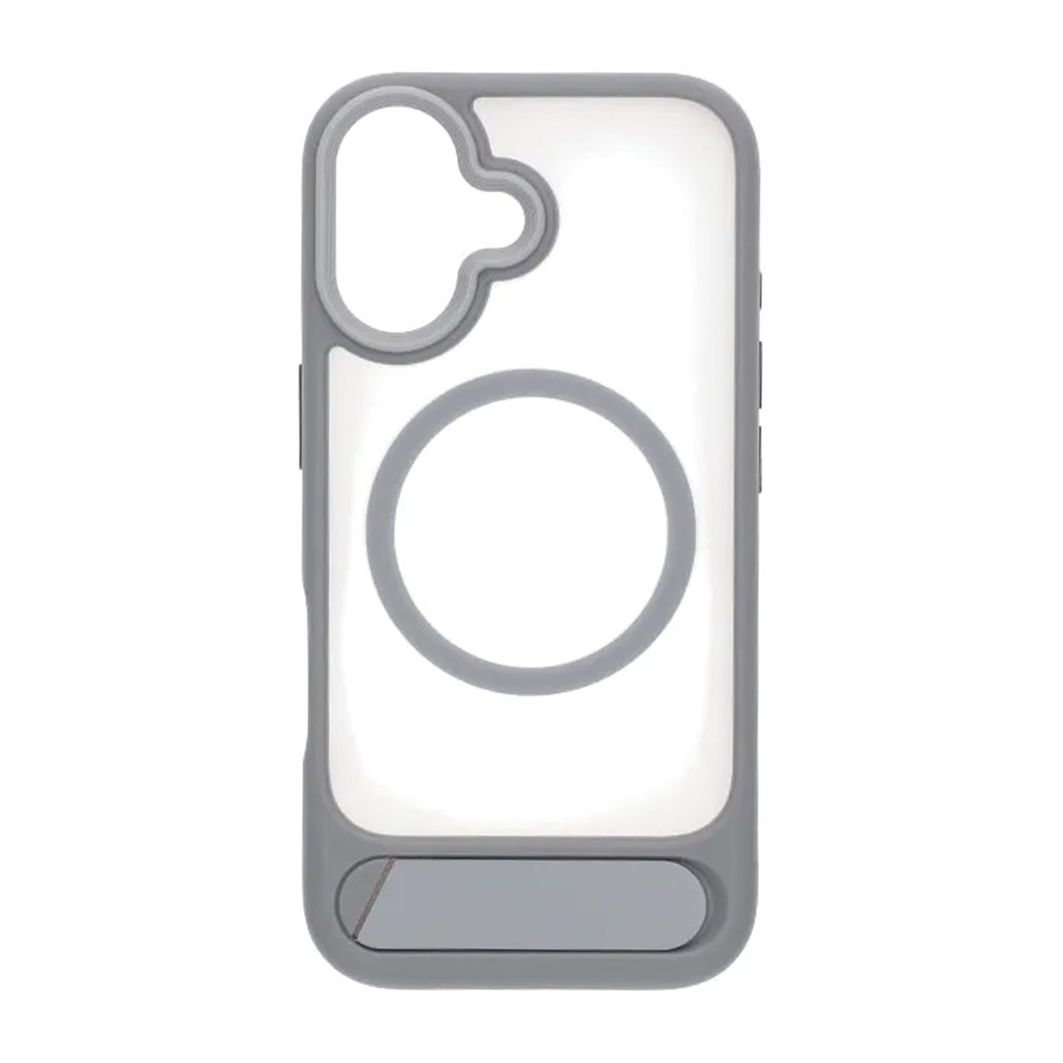 black feather inclined bracket magnetic case iphone 17 gray 1
