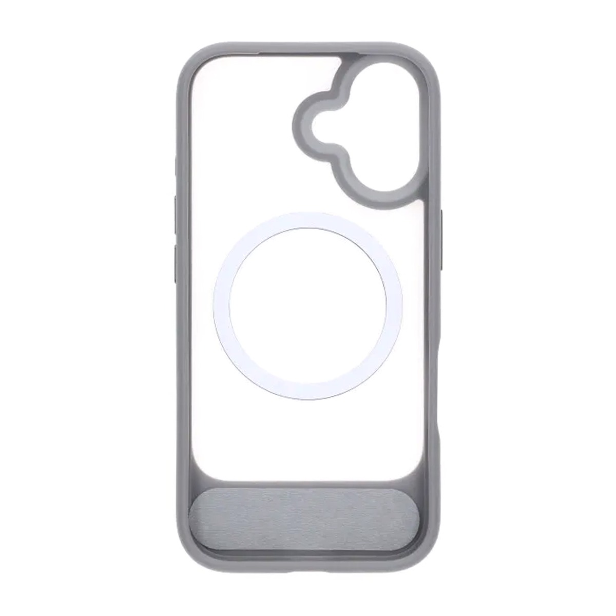 black feather inclined bracket magnetic case iphone 17 gray 2