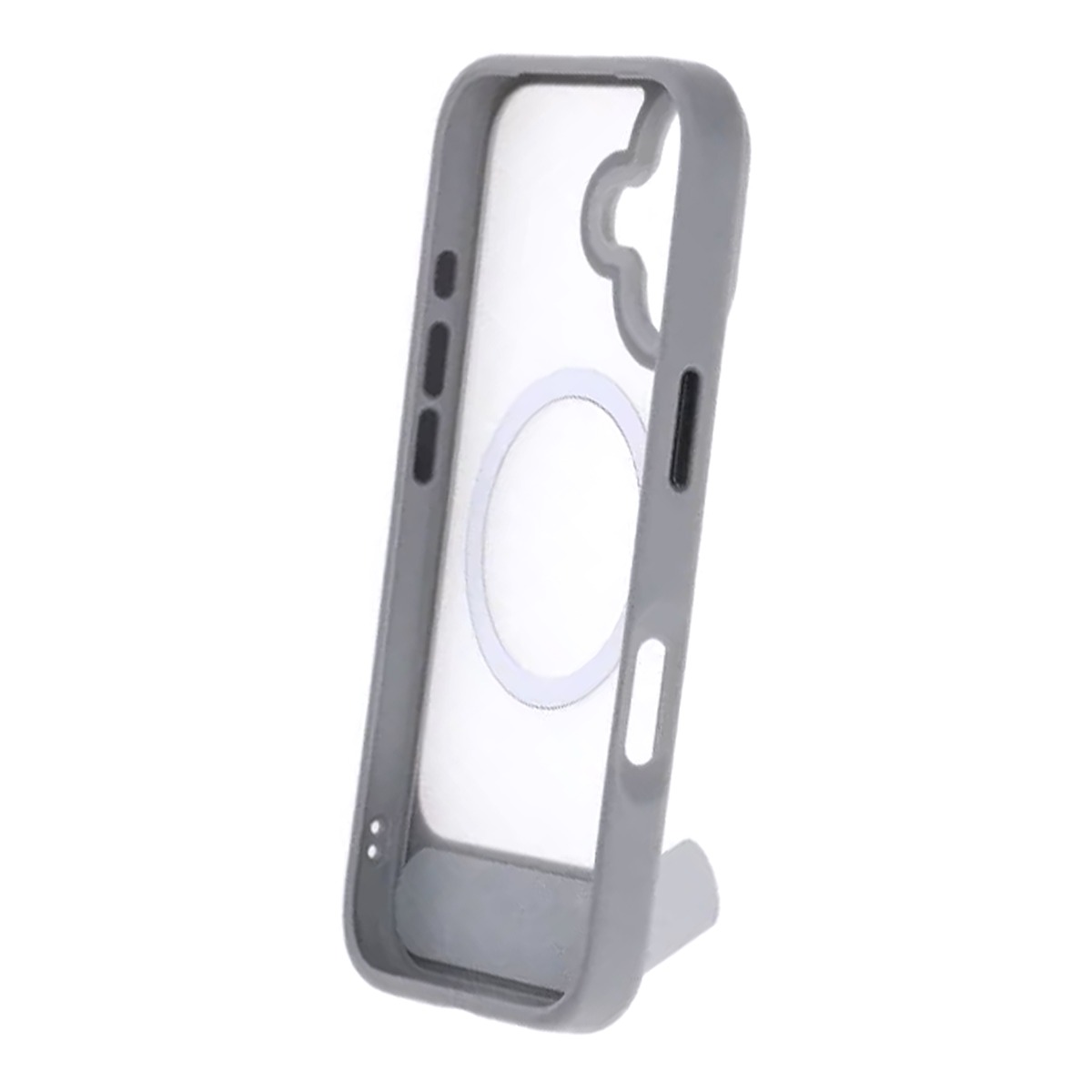 black feather inclined bracket magnetic case iphone 17 gray 6