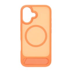 black feather inclined bracket magnetic case iphone 17 orange 2