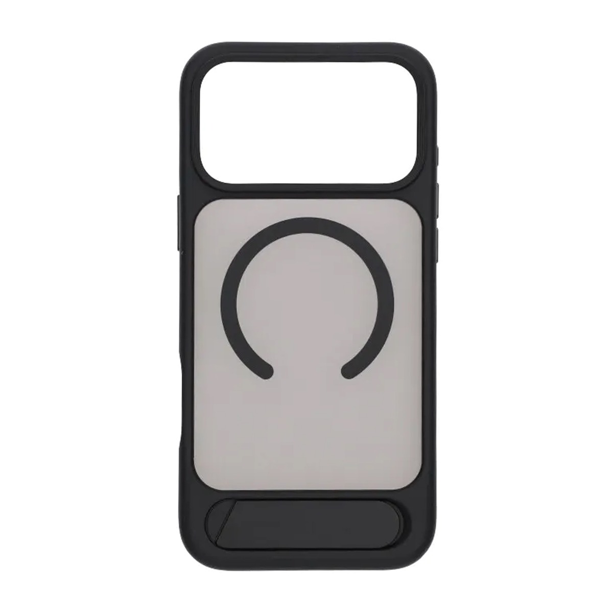 black feather inclined bracket magnetic case iphone 17 pro black 2