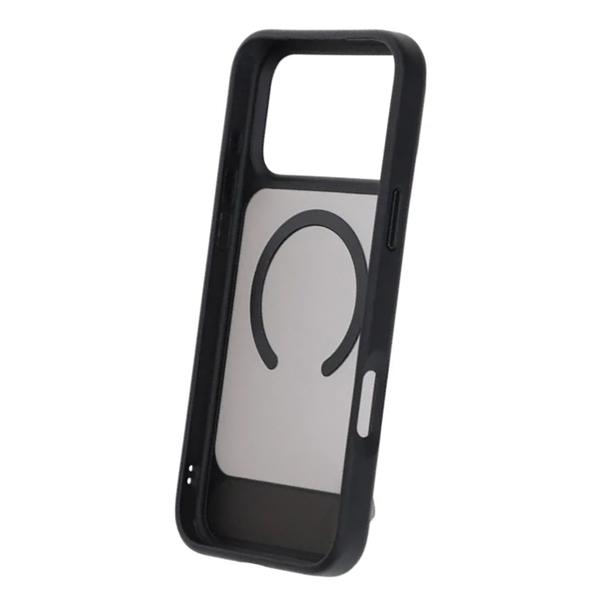 black feather inclined bracket magnetic case iphone 17 pro black 4