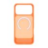 black feather inclined bracket magnetic case iphone 17 pro max orange 2