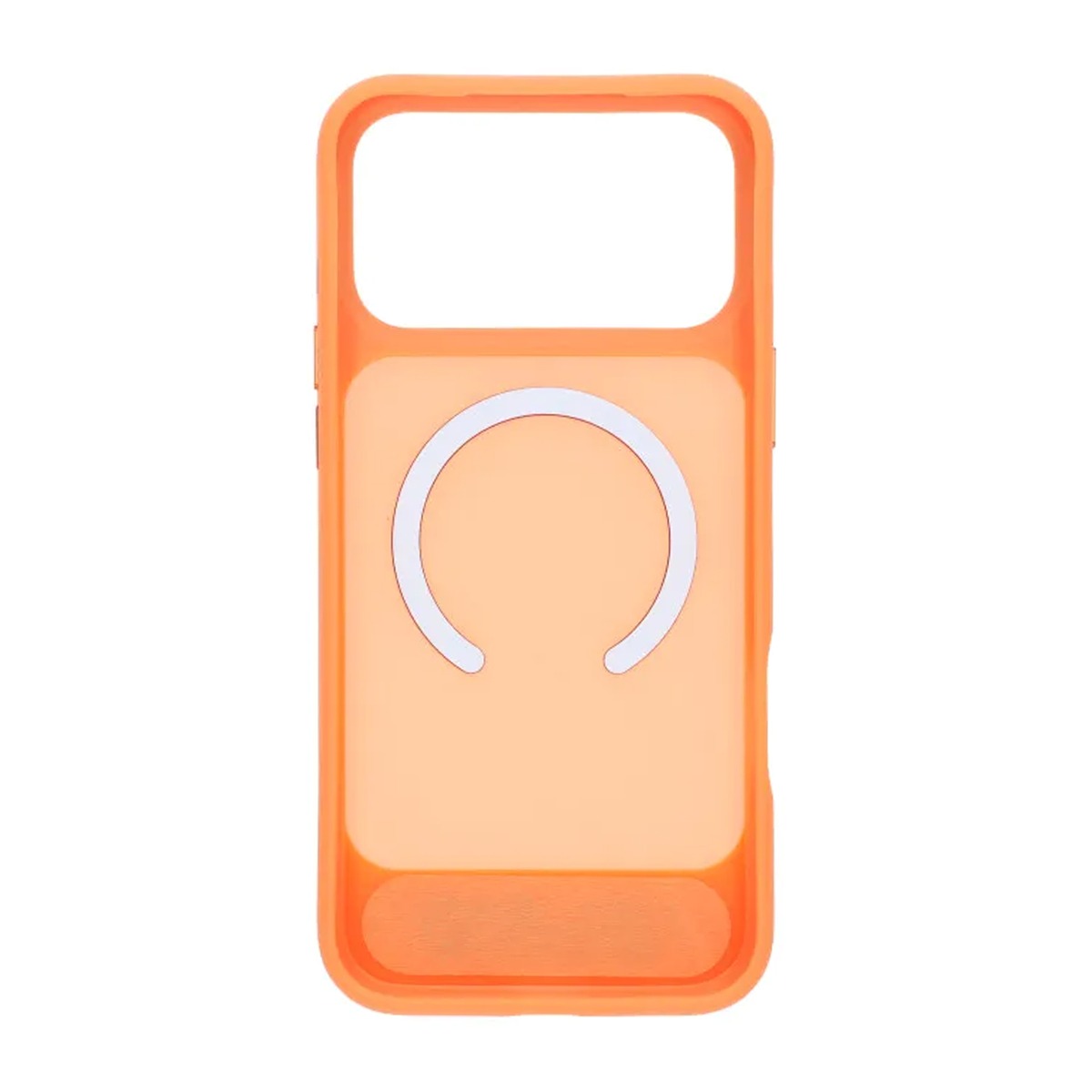 black feather inclined bracket magnetic case iphone 17 pro max orange 2