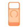 black feather inclined bracket magnetic case iphone 17 pro orange 1