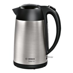 Bosch DesignLine Vattenkokare 1,7L 2,4 kW – Rostfritt Stål/Svart