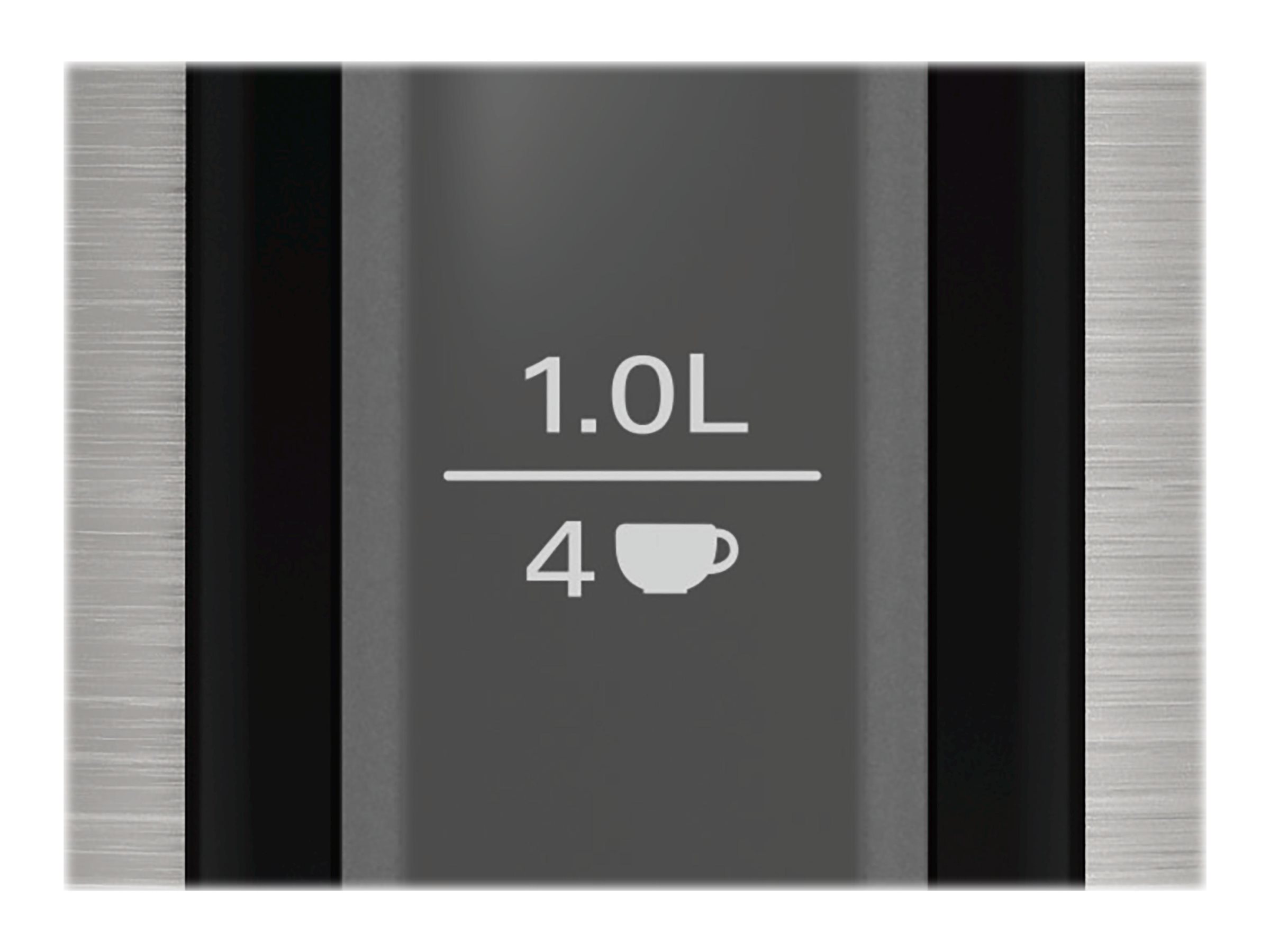 Bosch DesignLine Vattenkokare 1,7L 2,4 kW – Rostfritt Stål/Svart