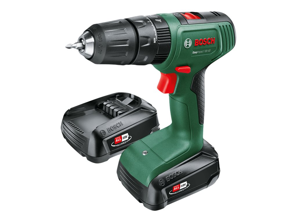 Bosch EasyImpact 18V-40 Slagborrmaskin – Sladdlös 18V utan Batteri (40 Nm)