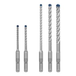 Bosch Expert 7x SDS-plus Borrset 5 Delar – Hammerborr för Betong & Förstärkt Betong