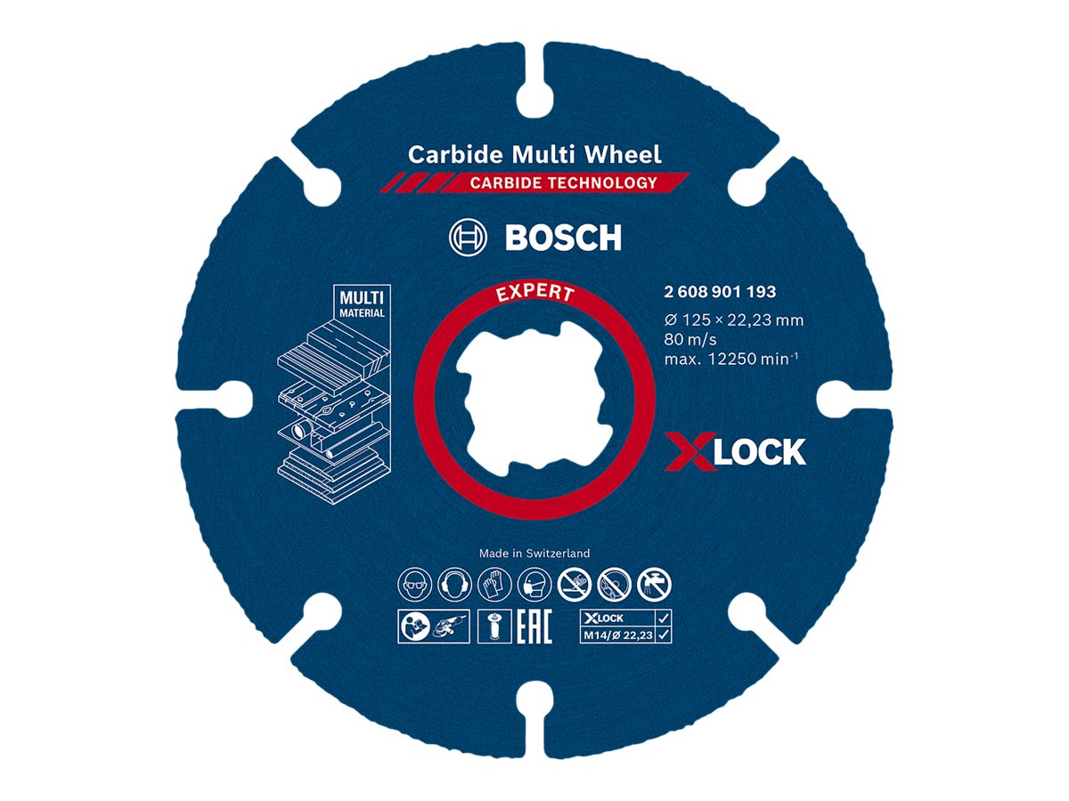 Bosch EXPERT Carbide Multi Wheel Kapskiva 125 mm – För Liten Vinkelslip
