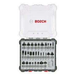 Bosch Fräsbits-set 30 Delar – Komplett Hårdmetall Fräsuppsättning