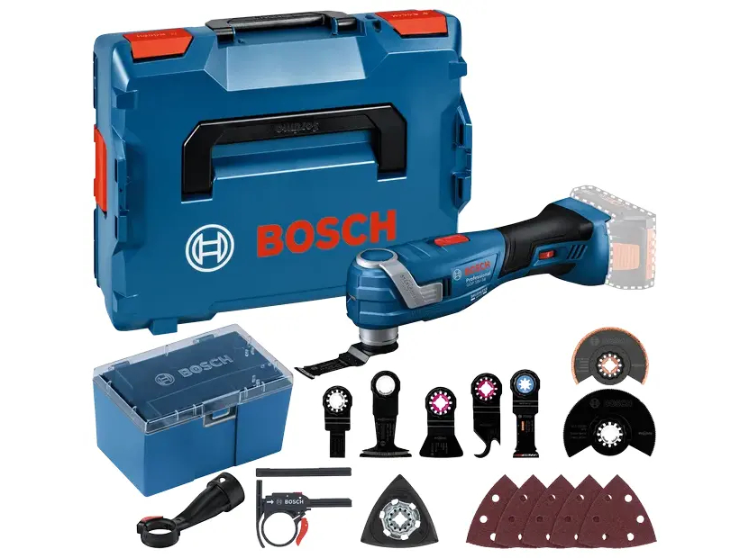 Bosch GOP 18V-34 Professional Multicutter – Sladdlös Oscillerande Multiverktyg utan Batteri (L-BOXX)