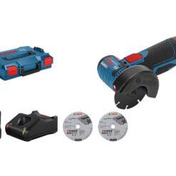 Bosch GWS 12V-76 Professional Vinkelslip Kit – Med 2 Batterier