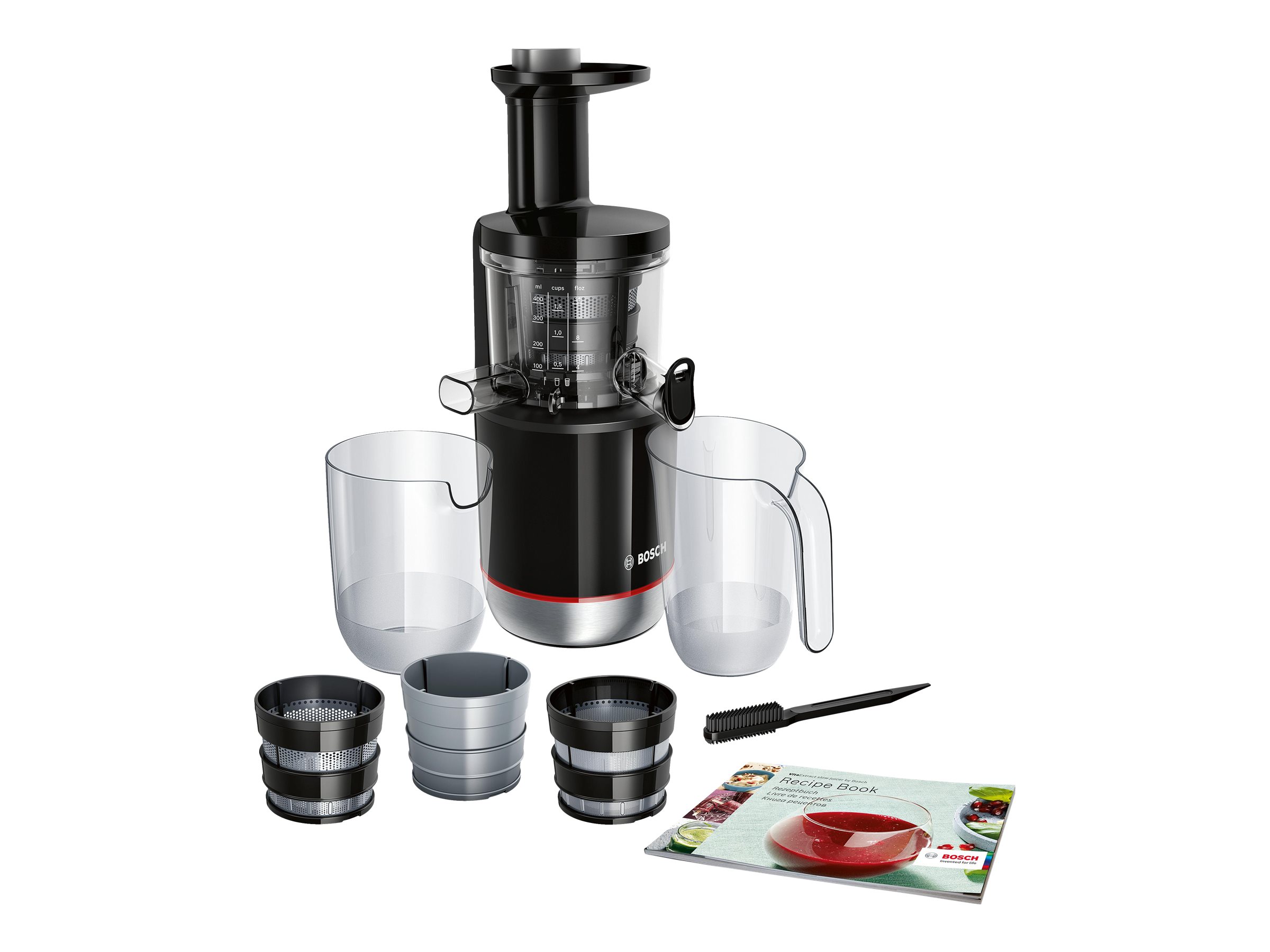 Bosch VitaExtract MESM731M Slowjuicer 150W Svart/Silver – Skonsam Kallpressning