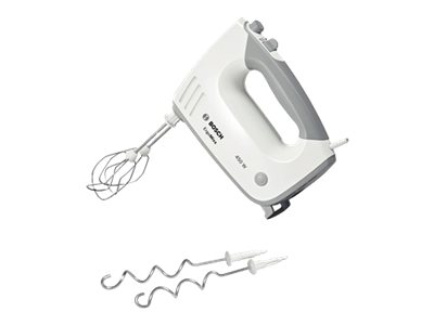 Bosch MFQ36400 Handmixer 450W – Vit/Grå Med Turbofunktion
