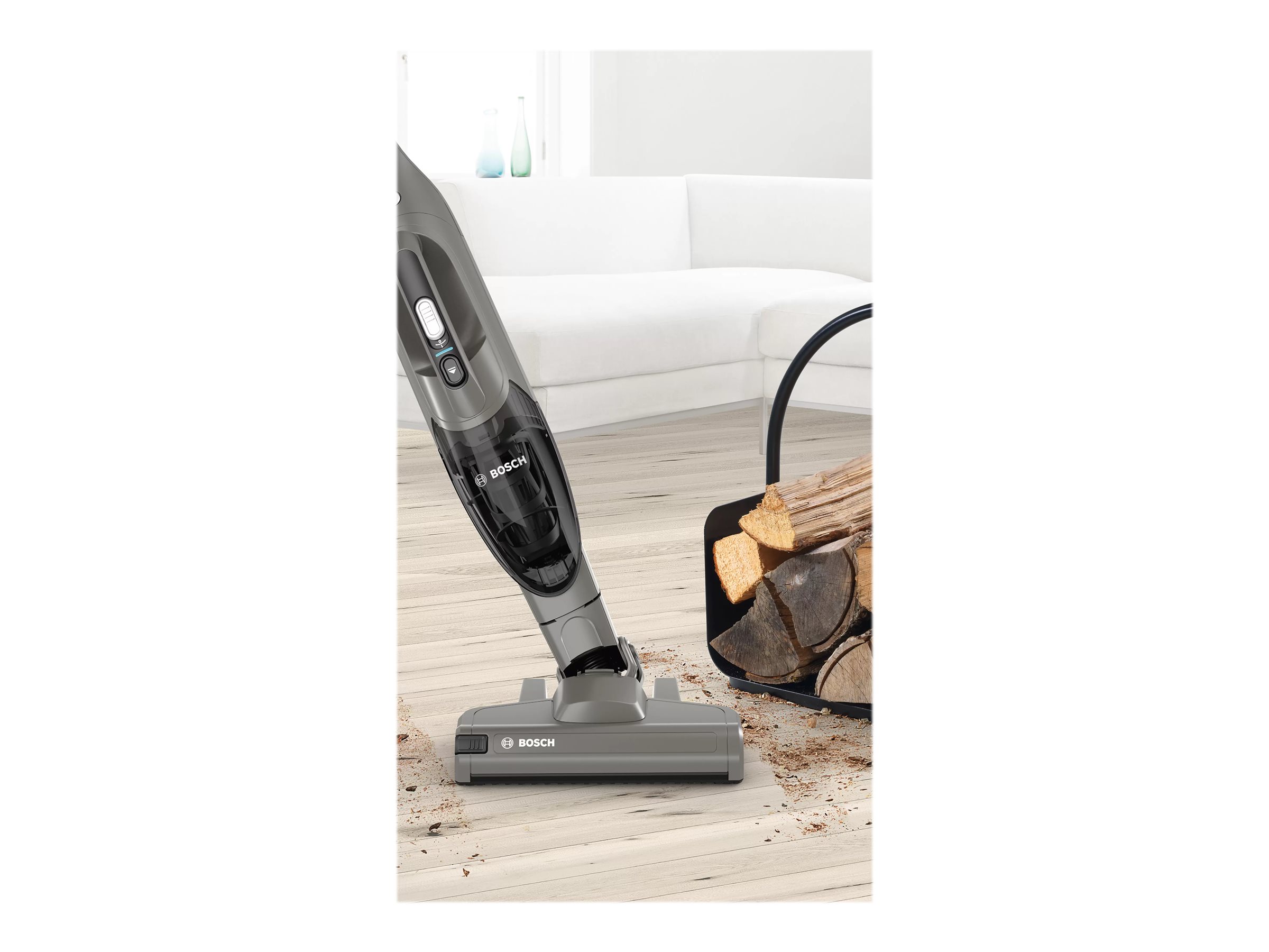 Bosch Readyy'y Serie 2 BBHF214G Sladdlös 2-i-1 Dammsugare – Mörkgrå