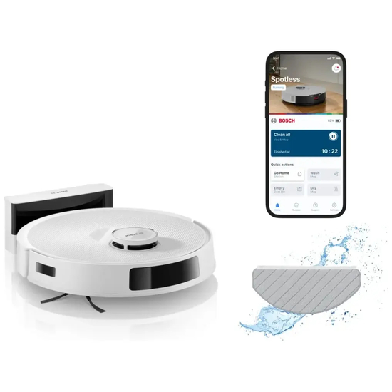 Bosch Spotless Advanced BCRC2W Robotdammsugare – Vit